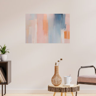 Airy Dawn Colours - Adem van de Dageraad | Abstrac Poster