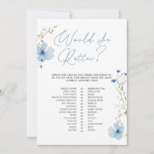 Airy Eucalyptus Greenery Boho Rustic Bridal Shower Kaart (Voorkant)