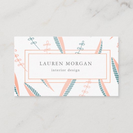 Airy Feuille Carte de visite (Devant)