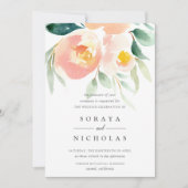 Airy Floral | FAIRE-PART DE MARIAGE (Devant)