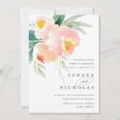 Airy Floral | FAIRE-PART DE MARIAGE (Devant)