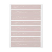Airy Pastel Blush Love Wraparound Weddenschap (Vel)