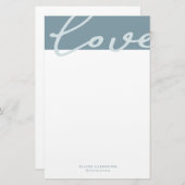 Airy Pastel | Gepersonaliseerd briefpapier (Voorkant / Achterkant)