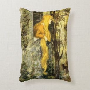  airy Tale, Rapunzel met lange klonen Accent Kussen