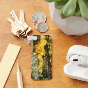  airy Tale, Rapunzel met lange klonen Sleutelhanger