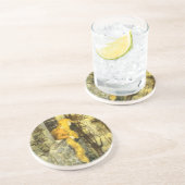 airy Tale, Rapunzel met lange klonen Zandsteen Onderzetter (Zijkant)