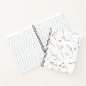 Airy Wildflower Journal Personalized Minimalist  (Intérieur)