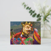 Aisan Festival Dancer Briefkaart (Staand voorkant)