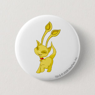 Aisha Gold Ronde Button 5,7 Cm