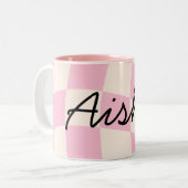Aisha Name Meaning Custom Mug Cup Girl Gift Custom (Devant gauche)