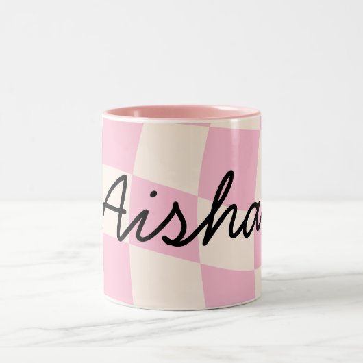 Aisha Name Meaning Custom Mug Cup Girl Gift Custom (Centre)