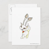 Aisha White Briefkaart (Voorkant / Achterkant)