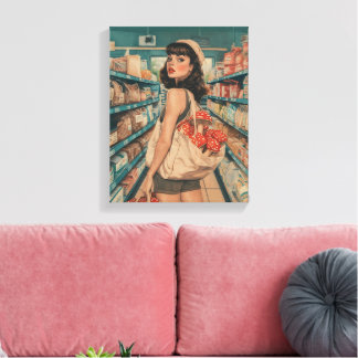 Aisle of Curiosities Canvas Afdruk