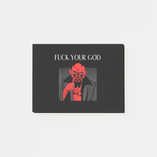 Aist Goat Satan Baphomet GIft Post-it® Notes (Voorkant)