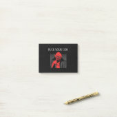 Aist Goat Satan Baphomet GIft Post-it® Notes (Op bureau)
