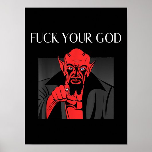 Aist Goat Satan Baphomet GIft Poster (Voorkant)