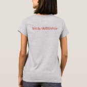 AISU DragonGirl Fundraiser URL T-Shirt (Achterkant)