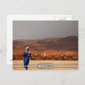 Ait BenHaddou Kasbah, Marokko Briefkaart (Voorkant / Achterkant)