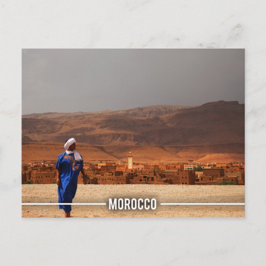 Ait BenHaddou Kasbah, Marokko Briefkaart (Voorkant)