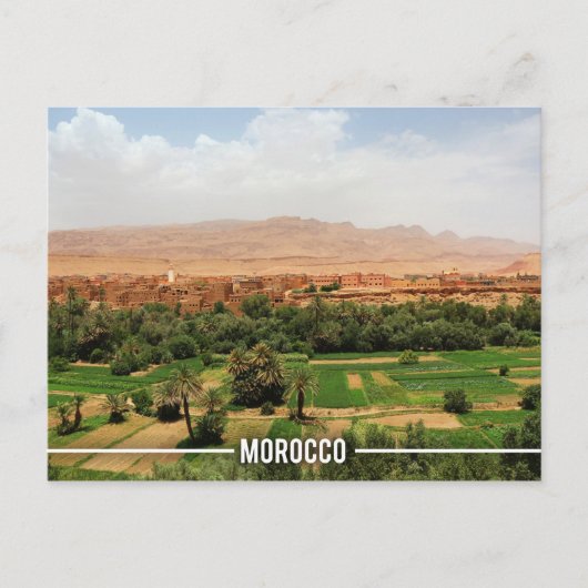 Ait BenHaddou Kasbah, Marokko Briefkaart (Voorkant)