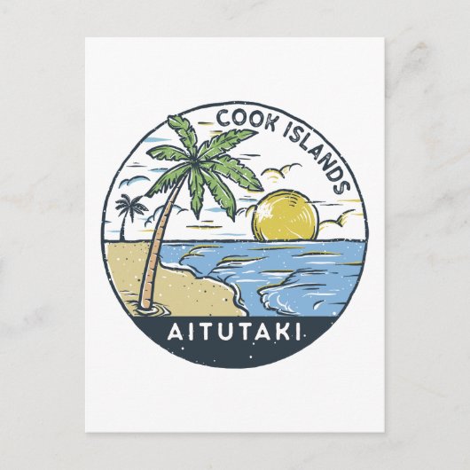 Aitutaki Cookeilanden  Briefkaart (Voorkant)