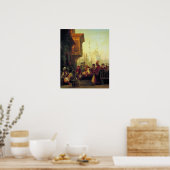 Aivazovsky - Coffee House, Ortakoy Mosque, Consta. Poster (Keuken)