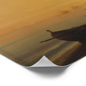 Aivazovsky - de baai van Napels 1900 Poster (Hoek)