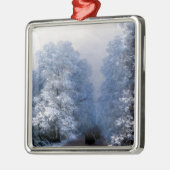 Aivazovsky - Winter Landscape Metalen Ornament (Links)