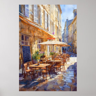 Aix En Provence Aquarel Poster Vintage Nationaal