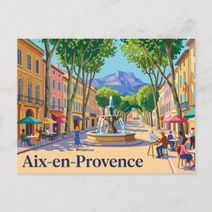 Aix-en-Provence Frankrijk Briefkaart