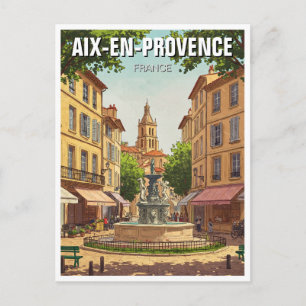 Aix-en-Provence Frankrijk Reizen Briefkaart