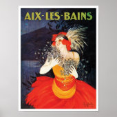 Aix Les Bains Affiche de voyage (Devant)