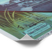 Aix-les-Bains,Frankrijk,Reisposter Poster (Hoek)