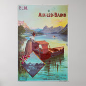 Aix-les-Bains,Frankrijk,Reisposter Poster (Voorkant)