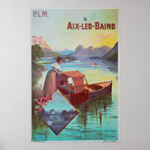 Aix-les-Bains,Frankrijk,Reisposter Poster