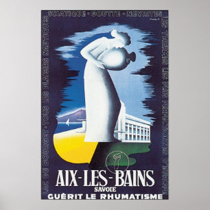 Aix Les Bains Savoie Poster