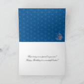 Aiyana Floral Batik Bonne Carte de Soeur d'Anniver (Intérieur)