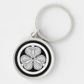 Aizu hollyhock(19) sleutelhanger (Voorkant)