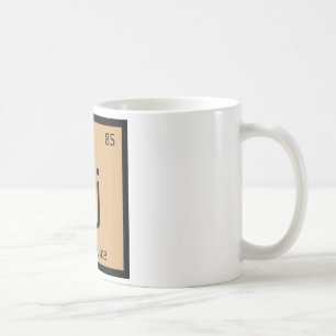 AJ - Periodiek tabelsymbool Apple Juice Chemistry Koffiemok