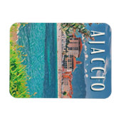 Ajaccio Photo Vintage Magneet (Horizontaal)