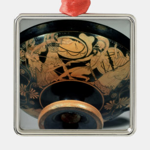 Ajax, opgeëist door Athena Metalen Ornament