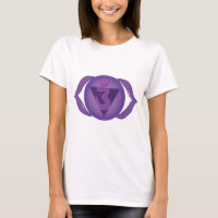 Ajna of Third eye Chakra T-shirt voor dames, wit