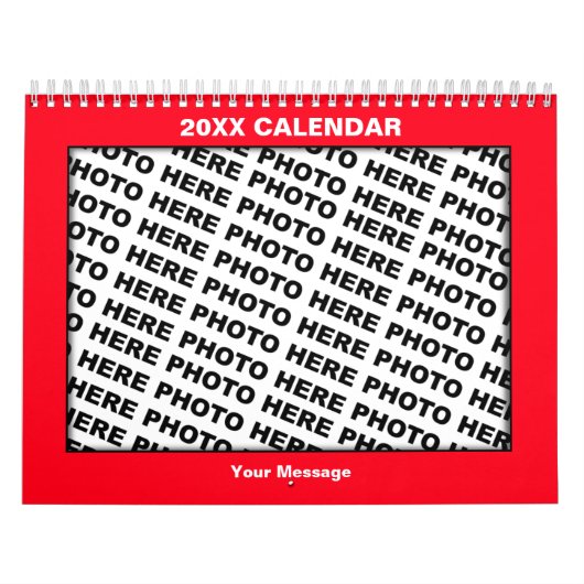 Ajouter 14 Photos Couleurs Calendrier (Protection)