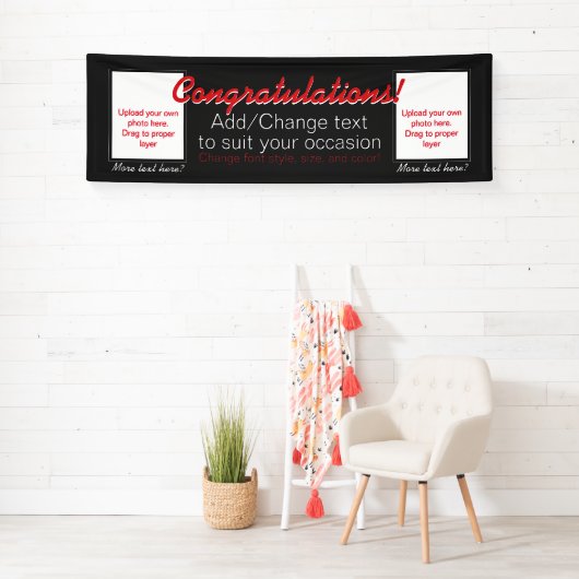 Ajouter 2 photos bannières personnalisables Félici (En situation)