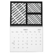 Ajouter 34 Photos Dans Un Calendrier Sarcelle Noir (Mar 2027)
