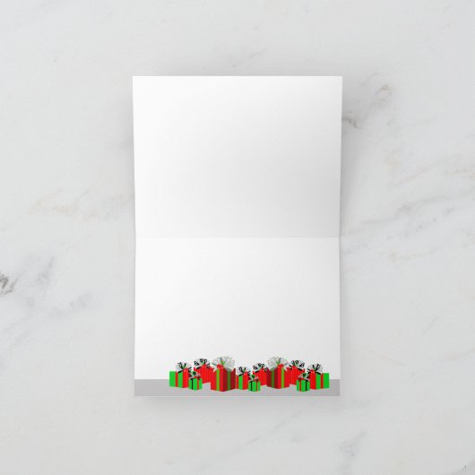 Ajouter 3 Photos En Une Joyeuse Carte De Noël Cade (Intérieur)