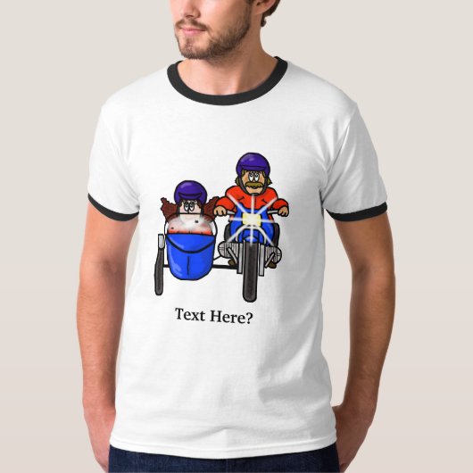 Ajouter de moto au T-shirt de sidecar (Devant)