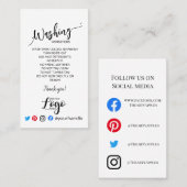 AJOUTER DES instructions de lavage LOGO CARTES DE (Devant / Derrière)