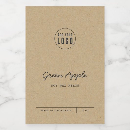 Ajouter des lignes de script de logo Étiquette de  (Étiquettes simples)