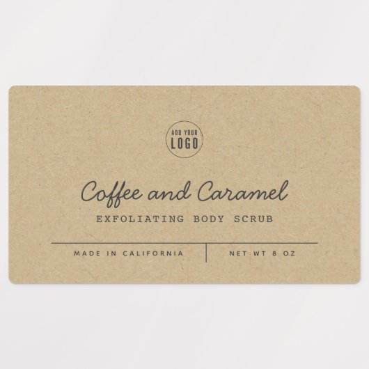 Ajouter des lignes de script gris logo Étiquette d (Design 1)